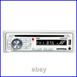 PLCDBT65 Boat Marine AM/FM Stereo Player & Bluetooth+ Amp Cover 4 Box Speakers