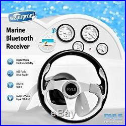 PLMR94W Bluetooth Marine Gauge Receiver USB/MP3 Video Input Boat Yacht Radio