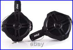 PYLE PLMRWB65LEB Waterproof Marine Wakeboard Tower Speakers 6.5 Dual Sub NEW