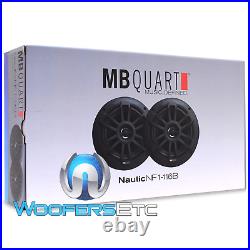 Pkg MB QUART NF1-116B 6.5 MARINE SPEAKERS + MCD-51B CD USB AUX SD BOAT STEREO