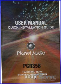 Planet Audio 3.5 Inch Marine MP3/Radio Bluetooth Boat Stereo Receiver PGR35B