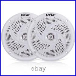 Pyle In-Dash Marine Boat AM/FM MP3 & USB SD AUX iPod Input Receiver & 4 Speakers