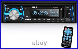 Pyle Marine Bluetooth Stereo Radio 12V Single DIN Style Boat in Dash Radio Rec