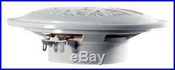 Pyle PLCD43MRB In Dash Marine Boat MP3 Player (2) 5.25 Speakers & Radio Cover