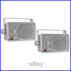 Pyle PLCD43MRB Marine AM/FM Radio Boat Receiver With (2) 3.5 200W 3-Way Speakers
