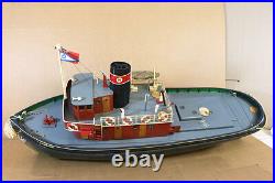 RADIO CONTROL MODEL SHIP TUG BOAT ISAMBARD BRISTOL with CASE SUPERB ni