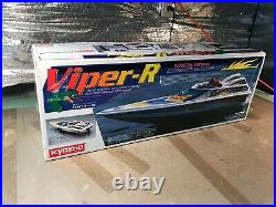 RARE Kyosho Viper-R Viper R Boat RC remote control R/C Radio with Box