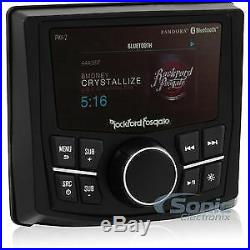ROCKFORD FOSGATE PMX-2 MARINE BOAT STEREO BLUETOOTH RADIO Open Box (Complete)