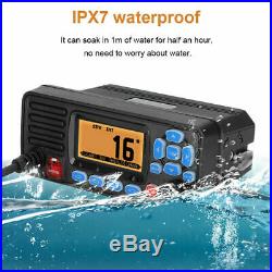 RS509MG Marine Boat Ship Mobile Radio UHF/VHF GPS DSC Receiver Waterproof IPX7