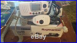 Raymarine RAY48 E43021 VHF Radio (white) Marine Boat