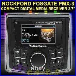 Rockford Fosgate Pmx-3 Marine Boat 2.7 Display Bluetooth Pandora Camera Input
