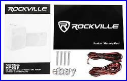 Rockville RGHR2 Marine Boat Receiver with Bluetooth USB+(2) 6.5 Box Speakers+Amp