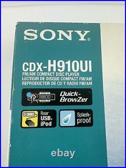 Sony CDX-H910UI Marine Boat CD Receiver MP3/WMA New Sealed