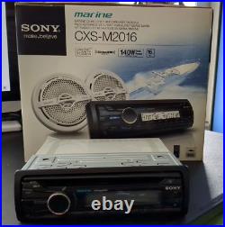 Sony CXSM2016 Boat Radio Stereo Marine Digital Clarity Tuner 140W Sirius Ready