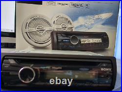 Sony CXSM2016 Boat Radio Stereo Marine Digital Clarity Tuner 140W Sirius Ready