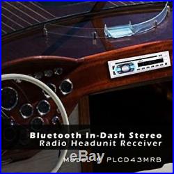 Sound Around Pyle Marine Bluetooth Stereo Radio 12v Single DIN Style Boat In
