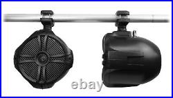 Soundstream MHU-32 Marine Boat ATV/UTV Bluetooth Receiver+(2) 8 Tower Speakers