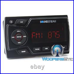 Soundstream Mhu-32 Marine Boat Digital Media Player Bluetooth Usb 300w Amp Radio