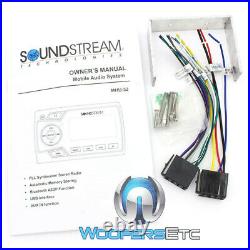 Soundstream Mhu-32 Marine Boat Digital Media Player Bluetooth Usb 300w Amp Radio