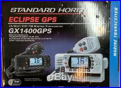Standard Horizon Eclipse GX1400GPS 25W VHF/FM Marine Boat Radio Class D
