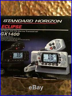 Standard Horizon Eclipse GX1400 25W VHF Marine Boat Radio Class D DSC/NOAA Black