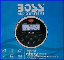 Stereo Radio Boat Sea-Proof BOSS MARINE MGR350B Bluetooth Radio Receiver