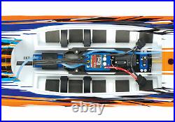 Traxxas 57076-4 Spartan Brushless 50+mph Race Boat Orange RTR with TQi Radio