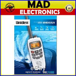 UNIDEN MHS155UV HANDHELD BOAT MARINE/LAND Dual Band VHF/UHF CB 2-way Radio
