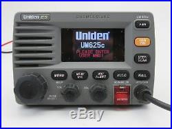 Uniden ES UM625C Boat Marine Color Fixed Mount Hailer Intercom DSC VHF Radio