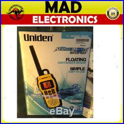 Uniden Mhs050 Handheld Boat Marine Vhf Radio Waterproof Float Water Ship Jetski