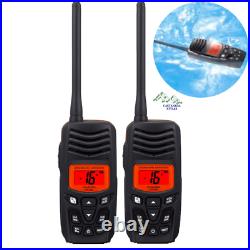 VHF Handheld Portable Marine Radio For Boat & Kayak Waterproof Submersible IPX8