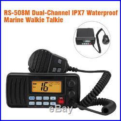 VHF Waterproof Weather Channel FM Boat Marine Amateur Mobile Radio Walkie Talkie