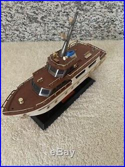 VINTAGE 1960s FOOT LONG NAUTICAL BOAT ANTIQUE OLD TRANSISTOR SHIP RADIO WORKING