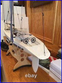 V 3 Radio Control Sail Boat Victoria Used Display Only In Our Nautical Room