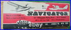 Vintage Jetco The Navigator Amphibious Flying Boat Radio Control Seaplane