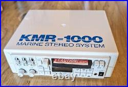 Vintage Marine Am Fm Boat Stereo Tape cassette Radio Player W CD Kraco Kmr-1000