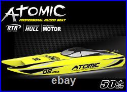 Volantex ABS Hull Atomic PNP RC Boat With Motor 40A ESC Servos WithO Baterry Radio