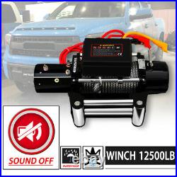 WIN-2X 12500lb DC 12V Electric MUTE Auto Brake IP67 Waterproof Winch Kit