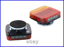 WIRELESS MAGNETIC LED TRAILER LIGHTS agricultural tractor farm digger truck boat