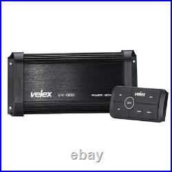 Waterproof Bluetooth 4-Channel Class A/B Boat ATV Car Amplifier Media Stereo