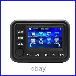 Waterproof Bluetooth Marine Stereo Radio Receiver for Boat Golf Cart ATV UTV RV