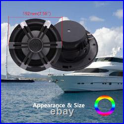 Waterproof Boat Radio Bluetooth Sound System with 6.5 Marine RGB Speakers