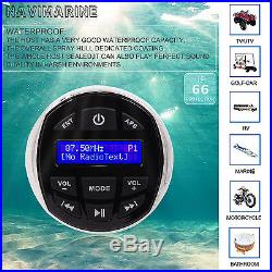 Waterproof DAB Marine Radio Bluetooth Audio Receiver For Boat Yacht ATV UTV