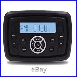 Waterproof Marine Bluetooth Radio Audio Stereo Receiver for Boat Car MP3 Player