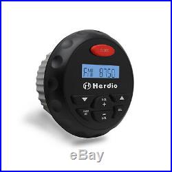 Waterproof Marine Radio Bluetooth Stereo+4 Boat UTV ATV Outdoor Box Speakers