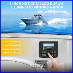 Waterproof Marine Radio Stereo for Boat Bluetooth Marine Digital Media MP5 P