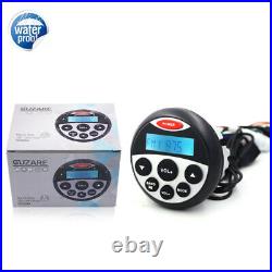 Waterproof Marine Stereo MP3 Player Boat ATV Car AM/FM Radio Receiver+Speakers