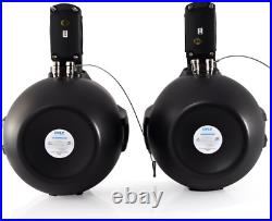Waterproof Marine Wakeboard Tower Speakers 6.5 Dual Subwoofer Speaker Set and