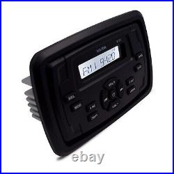 Waterproof Radio Marine Stereo Bluetooth Head Unit Capri ATV MP3 Boat Receiver